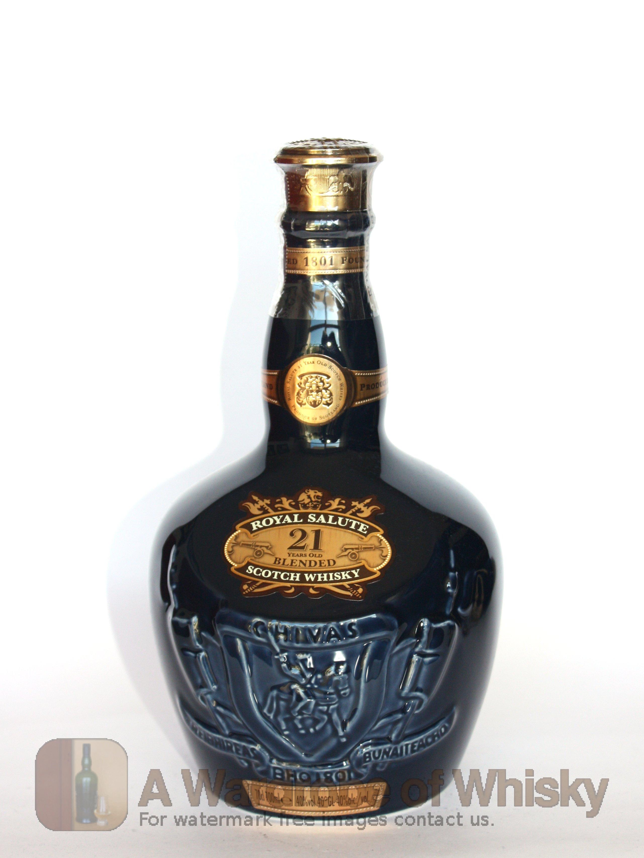 Chivas 21 years Of. Sapphire Flagon Royal Salute (sans prix de réserve)