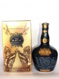 A bottle of Chivas Regal Royal Salute 21 year Sapphire Flagon