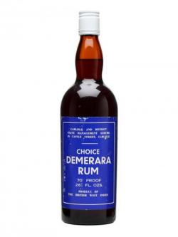 Choice Demerara Rum / Carlisle / Bot.1970s