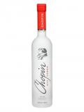 A bottle of Chopin Rye Vodka