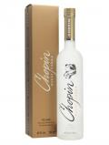 A bottle of Chopin Wheat Vodka