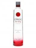 A bottle of Ciroc Red Berry Vodka