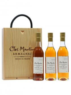 Clos Martin Armagnac 3-Pack / VSOP / XO / 1989 Set / 3x20cl