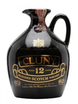 Cluny Black Ceramic 12 Year Old / Bot.1980s Blended Scotch Whisky