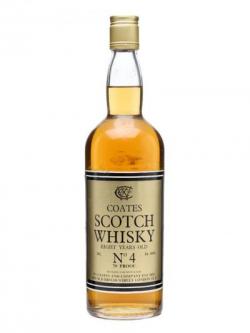 Coates No 4 Scotch Whisky / Bot.1970s Blended Scotch Whisky