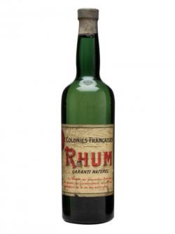 Colonies Françaises Rhum / Bot.1940s