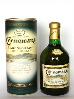 a bottle of Connemara Peated Irish Single Malt Whisky