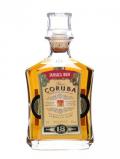 A bottle of Coruba 18 Year Old Jamaica Rum
