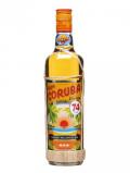 A bottle of Coruba Dark Rum / 74%