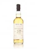 A bottle of Cragganmore 20 year Single Cask Master of Malt