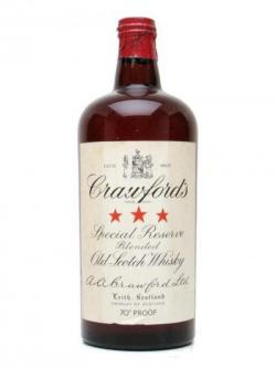 Crawford's 3 Star / Bot.1960s / Spring Cap Blended Scotch Whisky