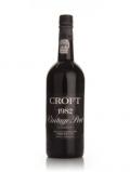 A bottle of Croft 1982 Vintage Port