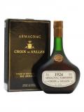 A bottle of Croix de Salles 1924 Armagnac / Bot.1993