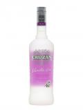 A bottle of Cruzan Vanilla Rum Liqueur