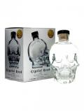 A bottle of Crystal Head Vodka