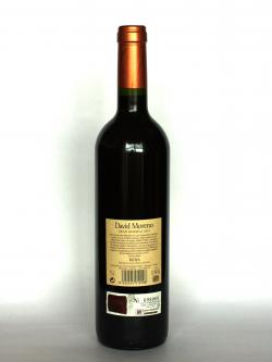 David Moreno Gran Reserva 2001 Back side