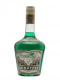 A bottle of De Kuyper Green Curacao / Bot.1970s