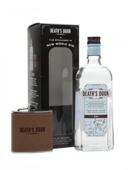 Death's Door Gin and Hip Flask Gift Set