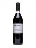 A bottle of Desbons Creme de Double Cassis Liqueur