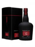 A bottle of Dictador 12 Year Old Rum