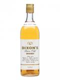 A bottle of Dixon's Rare Old Whisky