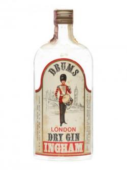 Drums London Dry Gin / Bot.1970s