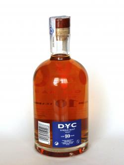 DYC 10 years old Single Malt Back side