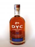 A bottle of DYC 10 years old Single Malt