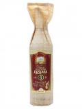 A bottle of Dzama Vieux Rum 6 Year Old