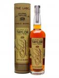 A bottle of E. H. Taylor Single Barrel Kentucky Straight Bourbon Whiskey