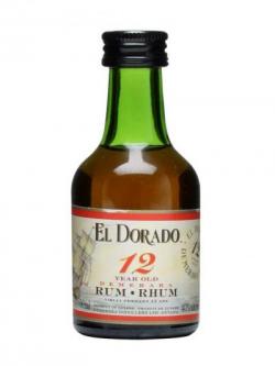 El Dorado 12 Year Old Rum Miniature