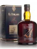 A bottle of El Dorado 21 year Special Reserve