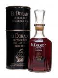 A bottle of El Dorado 25 Year Old Rum / 1980