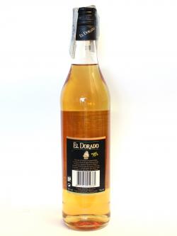 El Dorado Overproof Rum Back side