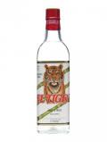A bottle of El Tigre Aguardiente de Cana Rum