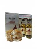 A bottle of Famous Grouse 2 X Miniatures Fudge Gift Set