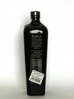 Fifty Pounds Gin Back side