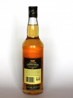 Finnegan Finest Irish Whiskey Back side