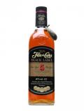 A bottle of Flor de Cana 5 Year Old Black Label Rum