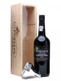 A bottle of Fonseca Guimaraens 1996 Vintage Port + Decanting Funnel