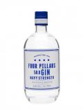 A bottle of Four Pillars Navy Strength Gin