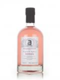 A bottle of Foxdenton Rhubarb Gin Liqueur