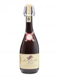 A bottle of Francoli Chocolate Grappa Liqueur