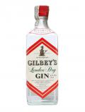 A bottle of Gilbey's London Dry Gin / Bot.1980s
