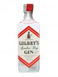 A bottle of Gilbey's London Dry Gin / Bot.1980s