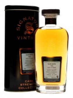 Glen Keith 1992 / 20 Year Old / Bourbon #120554 / Signatory Speyside Whisky