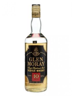 Glen Moray 10 Year Old / Bot.1970s / Black Label Speyside Whisky