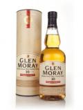 A bottle of Glen Moray 10 Year Old Chardonnay