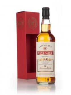 Glen Moray 21 Year Old 1992 - Wine Cask (WM Cadenhead)