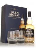 A bottle of Glen Moray Classic With 2 Glasses
